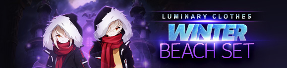 Winter Beach Clothes Set