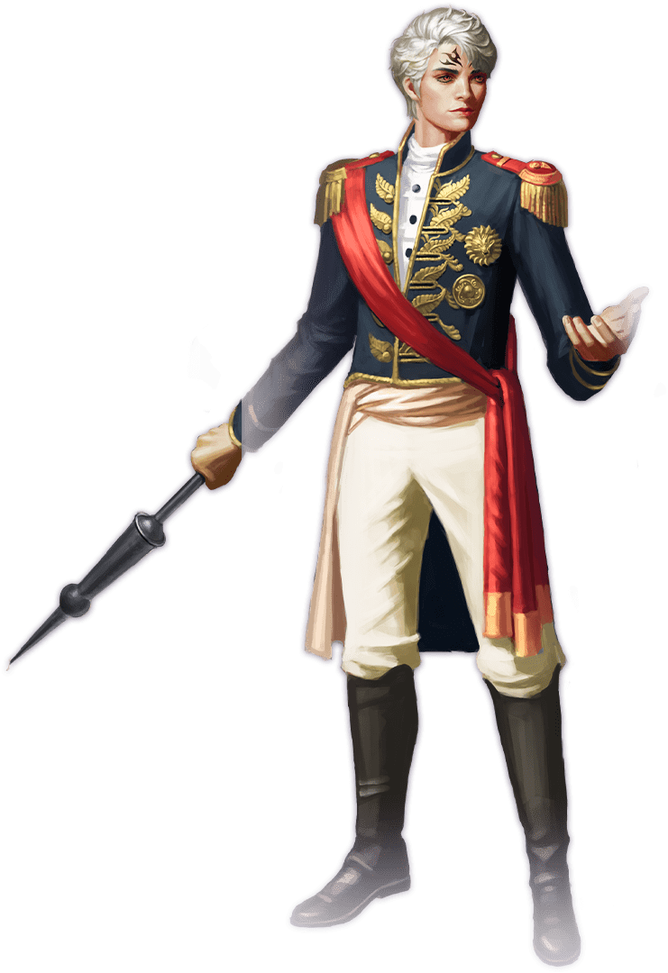 金の大礼服 skin character