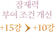 잠재력 부여조건 개선