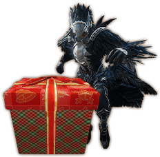 선물상자를 만난 캐릭터