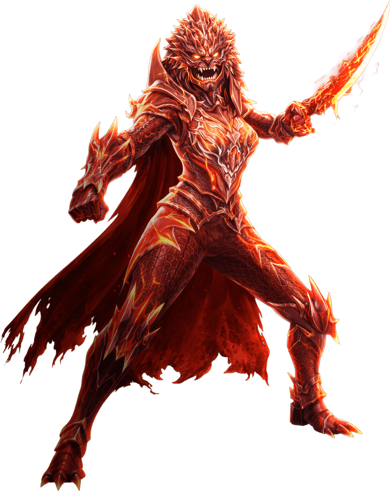 칼을 든 캐릭터