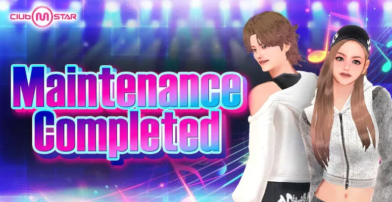 【Notice】 Temporary Maintenance Complete