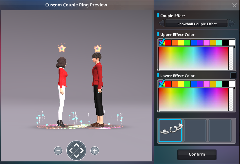Will you bring back the ring effects from Korean server?