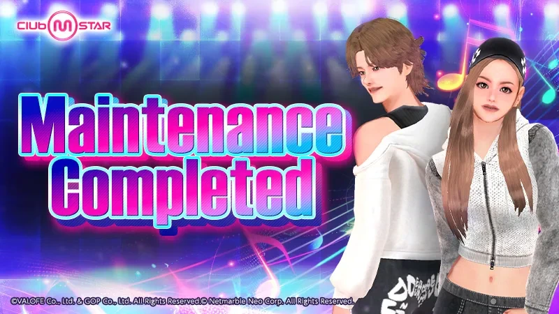 【Notice】 April 9, 2026: Update Maintenance Complete