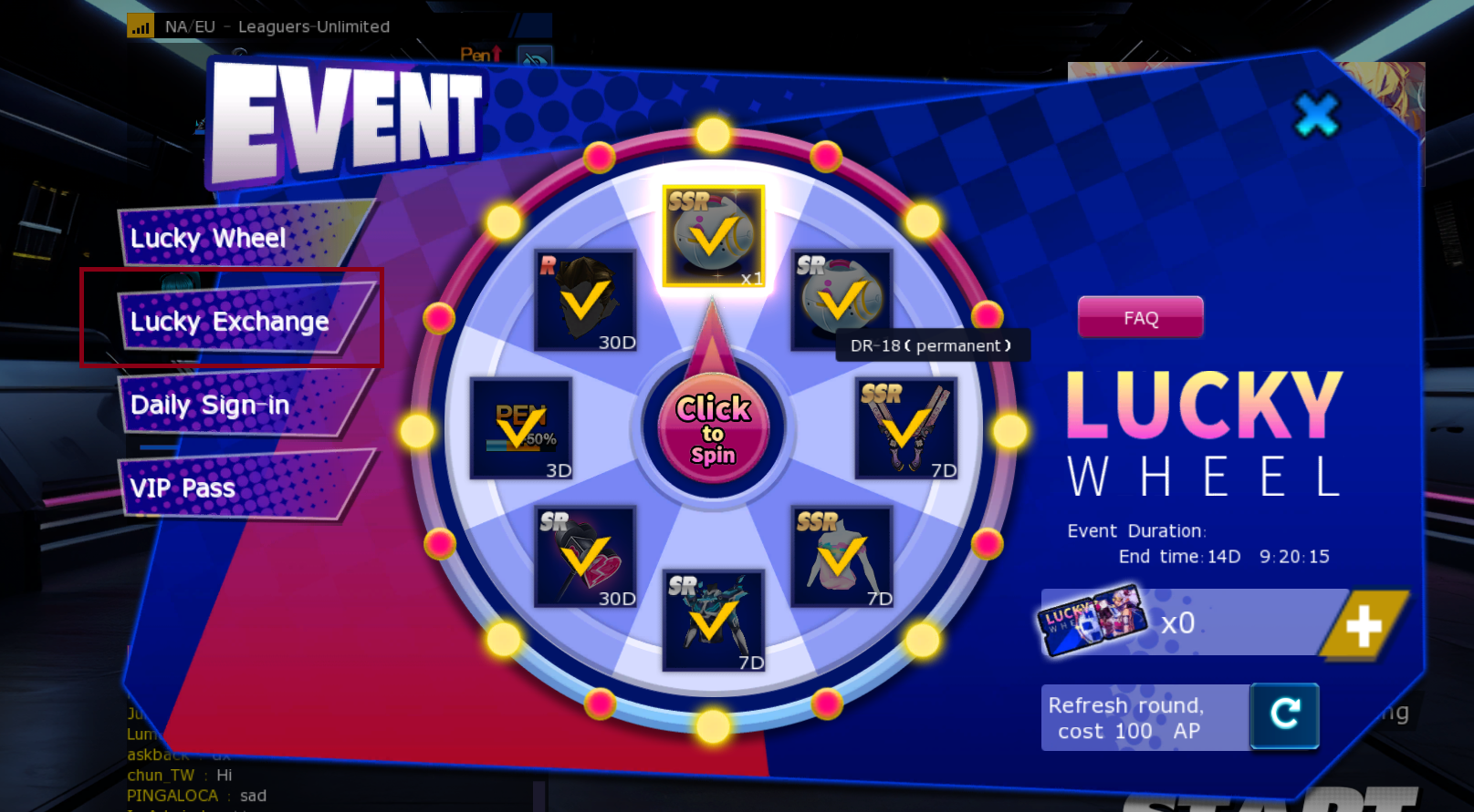 Time Wheel Event **🎡 Lucky Wheel – Event Quick Guide**