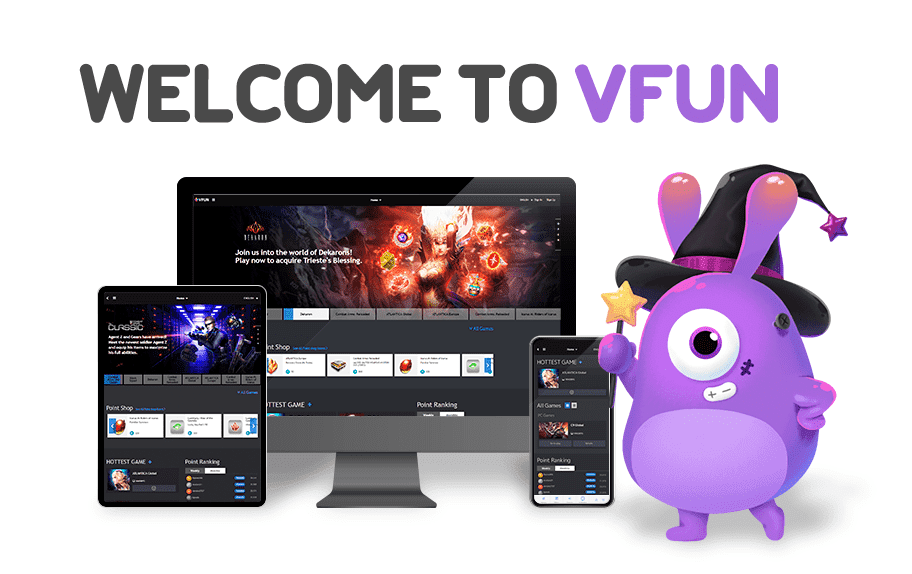 WELCOME TO VFUN banner