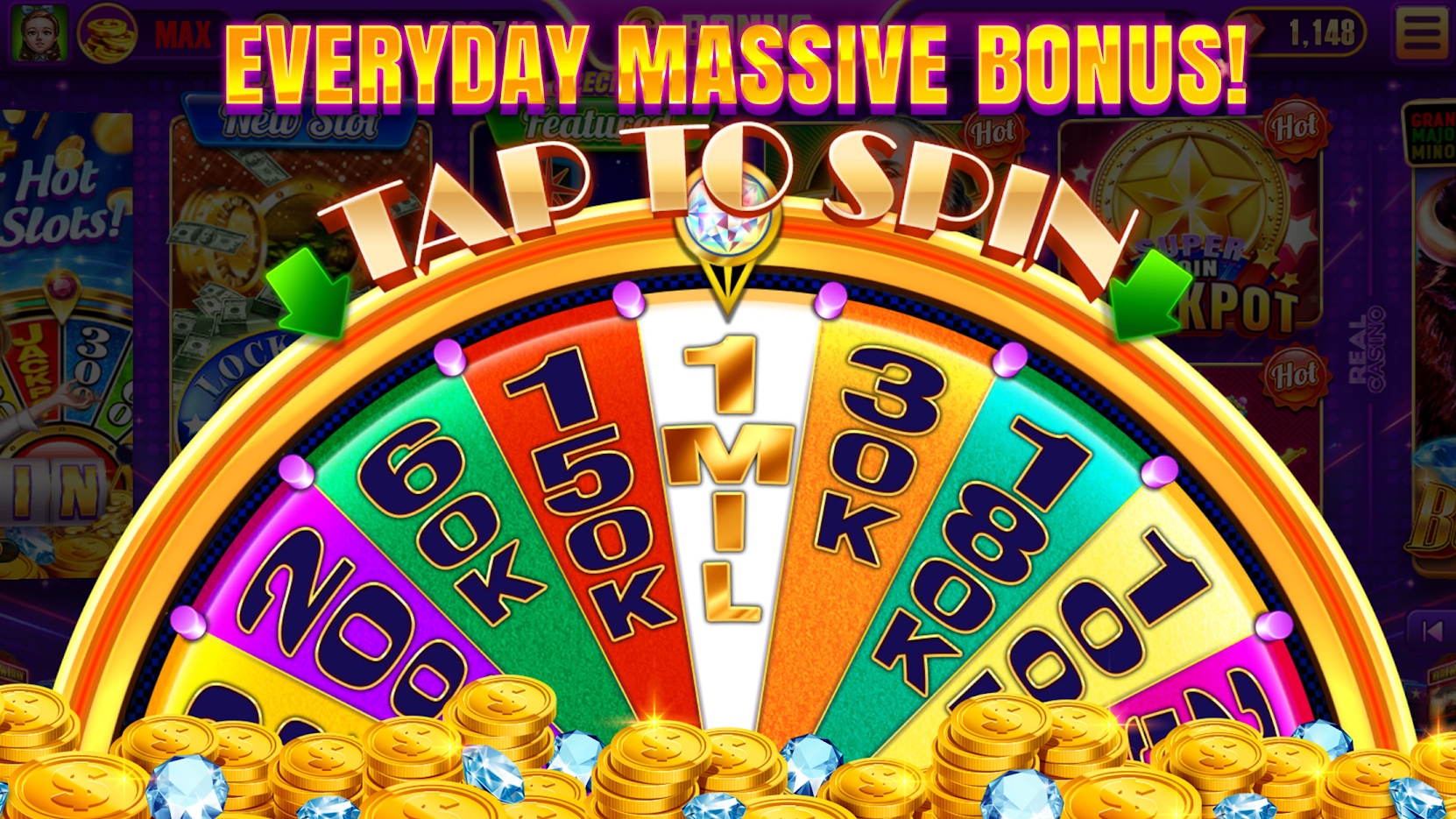 play real casino slots online free